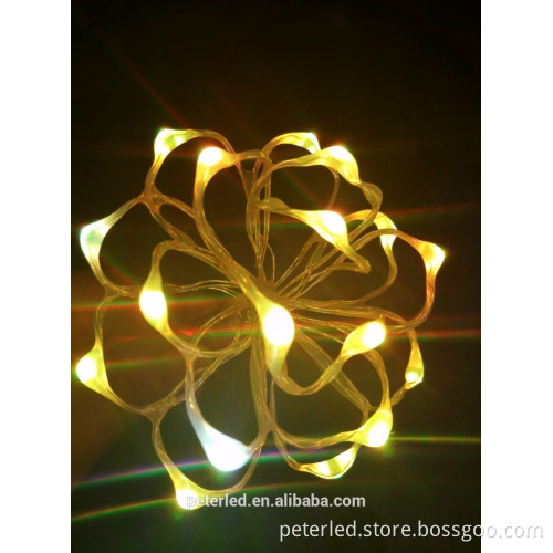 LED battery copper wire flower lights factory price